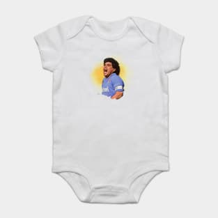 Diego Maradona Cartoon Baby Bodysuit